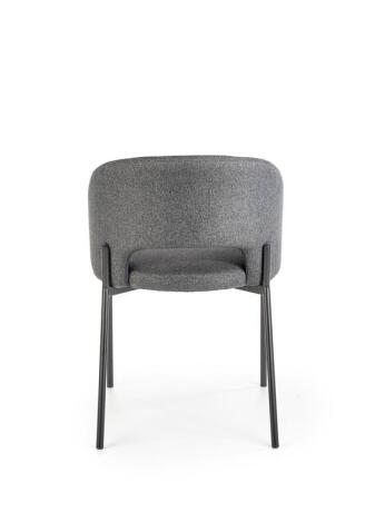 Стул HALMAR K373 серый/черный