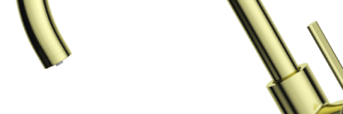 Смеситель для кухни Omoikiri Okawa 2 Plus-LG светлое золото