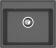 Кухонная мойка GRANFEST VERTEX V-580 графит