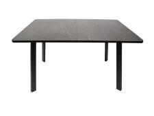 Стол ВВР Миллер Каспий черное золото/черный №3, пластик 120-160/80