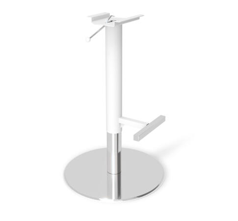 Стул барный SHT-ST38-1/S128 латте/хром/белый муар