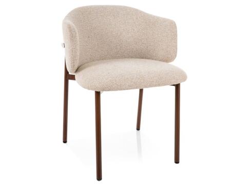 Стул SIGNAL OSAKA D t.255 светло-бежевый/орех