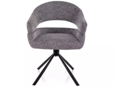 Стул SIGNAL BORGO Leo 07 серый/черный, поворотный