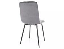 Стул SIGNAL DAREN Velvet Bluvel 14 серый/черный