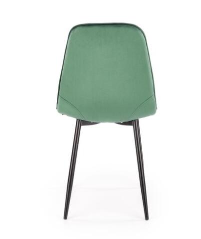 Стул HALMAR K417 темно-зеленый/черный
