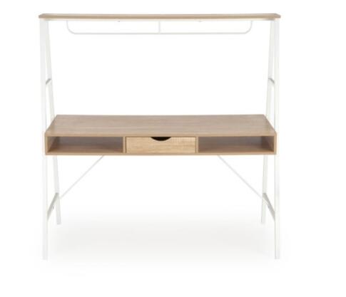 Стол компьютерный HALMAR B48 дуб сонома/белый