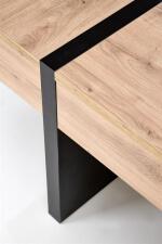 Стол журнальный HALMAR SEVILLA S дуб крафт/черный