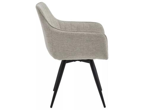 Стул SIGNAL BALLO Brego 31 светло-бежевый/черный, поворотный