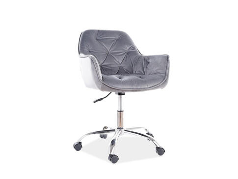 Кресло компьютерное SIGNAL Q-190 Velvet Bluvel 14 серый