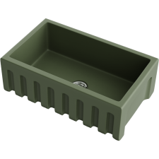 Кухонная мойка из керамики Omoikiri Mikura 76-OL Natceramic/olive