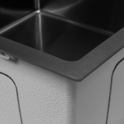 Мойка ARFEKA ECO AR 550*450 BLACK PVD NANO