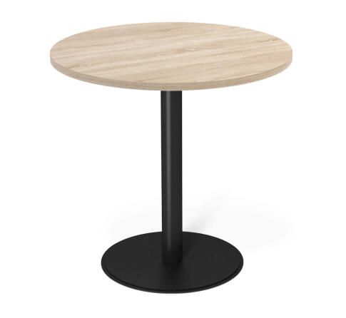 Стол Sheffilton SHT-TU43/TT 80 ЛДСП черный муар/дуб сонома