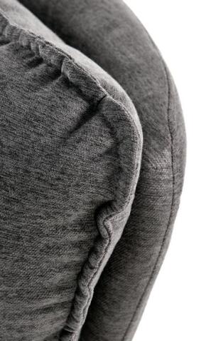 Кресло HALMAR VOLKER темно-серый/черный