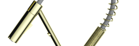 Смеситель для кухни Omoikiri Mikawa 2 Plus SB LG светлое золото