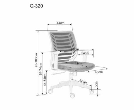 Кресло компьютерное SIGNAL Q-320 розовый