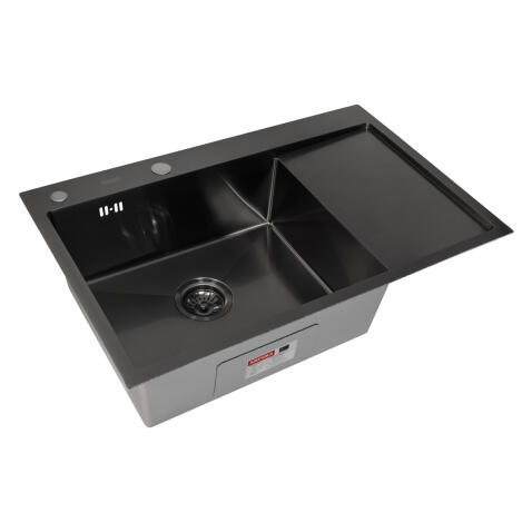 Мойка ARFEKA ECO AR 780*500 L BLACK PVD NANO