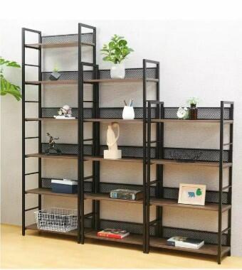 Стеллаж SIGNAL RAW R6 дуб/черный