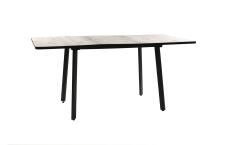 Стол ВВР Миллер бискайская сосна/черный №3, Пластик 120-160/80