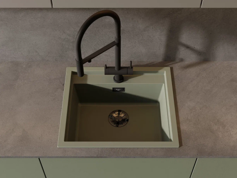 Смеситель для кухни Omoikiri Kanto-GB графит