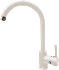 Смеситель для кухни GRANFEST 7651 белый