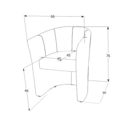 Кресло SIGNAL TM-1 EK-13 синий