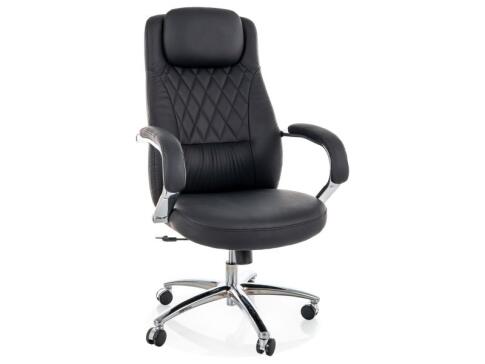 Кресло компьютерное SIGNAL Q-07 черный/хром