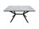 Стол ВВР Миллер Мрамор серый/черный №7, стекло ф/п 120-160/80