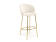 Стул барный HALMAR H116 кремовый/золотой