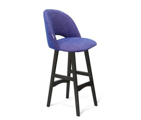 Стул барный Sheffilton SHT-ST34/S65 синий мираж/венге Стул барный Sheffilton SHT-ST34/S65 синий мираж/венге