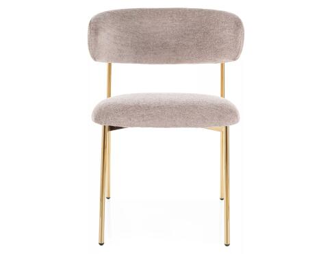 Стул SIGNAL ELTON Raven 30 темно-бежевый/золотой