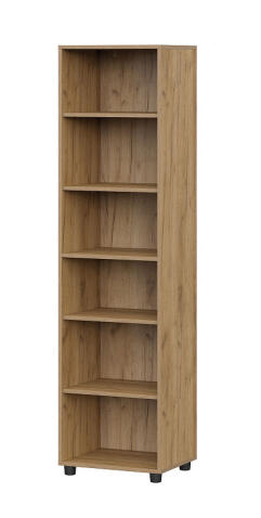 Пенал SV-МЕБЕЛЬ (МС Милан К) Дуб Золотой/Белый Матовый