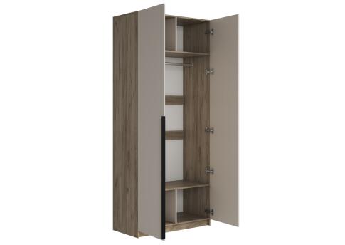 Шкаф МК Стиль БОХО ШК-001 ЛДСП дуб крафт серый/кашемир