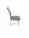 Стул ВВР Трио серый/хром, экокожа