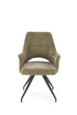 Стул HALMAR K542 оливковый/черный, поворотный