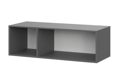 Шкаф NN Мебель ШК 5 (1200) Антресоль Графит серый