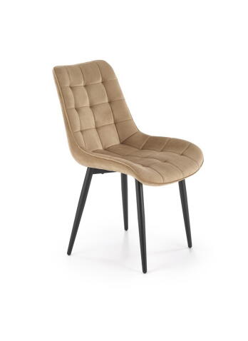 Стул HALMAR K580 бежевый/черный