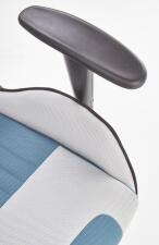 Кресло компьютерное HALMAR CAYMAN светло-серый/бирюзовый