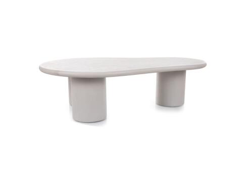 Стол журнальный SIGNAL SELENA светло-серый 130/80/35