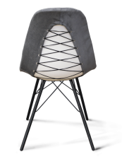 Сидение Sheffilton SHT-ST6-C16 грифельный/белый/черный