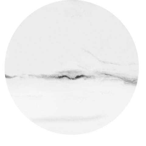 Комплект HALMAR FLAMINGO (2 стола журнальных) черный мрамор/белый мрамор/черный