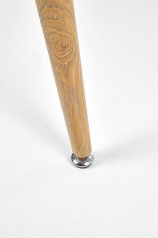 Стол обеденный HALMAR EDWARD белый/дуб сан ремо 120-200/100