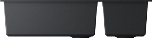 Кухонная мойка Omoikiri Tedori 85-2-U-BL Tetogranit/черный