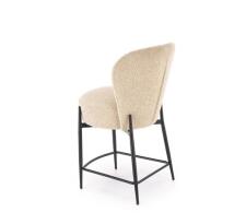 Стул барный HALMAR H126 бежевый/черный Стул барный HALMAR H126 бежевый/черный