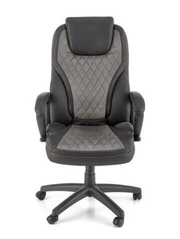 Кресло компьютерное HALMAR GANDALF черный/серый