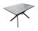 Стол ВВР Миллер Мрамор серый/черный №7, стекло ф/п 120-160/80