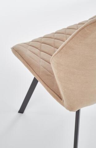 Стул HALMAR K360 бежевый/черный