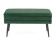 Скамья HALMAR VELVA темно-зеленый/черный