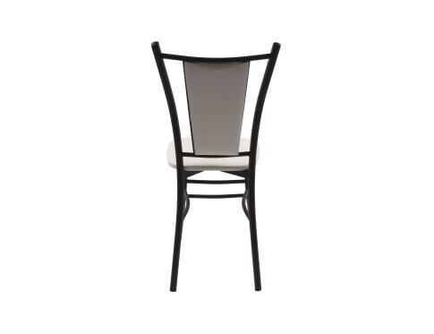 Стул ВВР Марсель Белый Крокодил/черный, экокожа