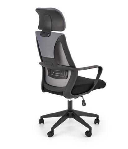 Кресло компьютерное HALMAR VALDEZ черный/серый