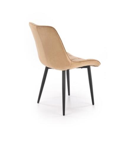 Стул HALMAR K580 бежевый/черный
